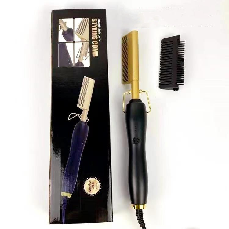 Electric Hot Hair Comb Men Beard Straightener