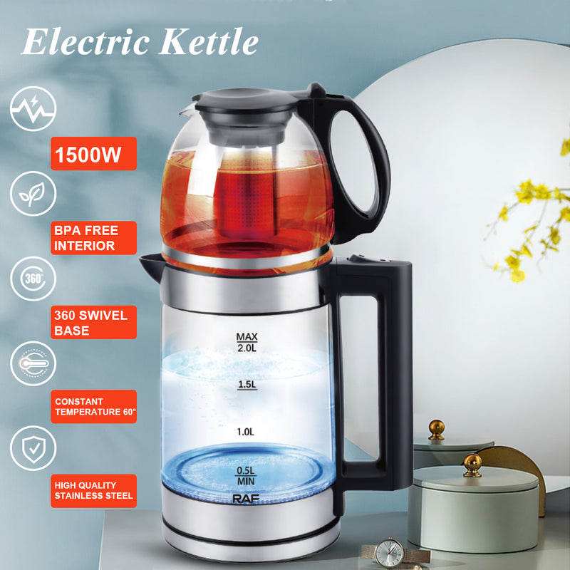 Electric Kettle with Glass Carafe: Fast, Safe, and Stylish