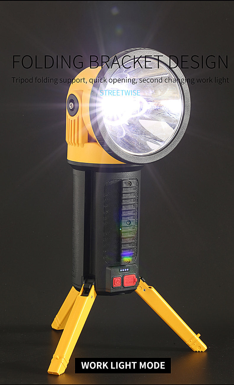 Rechargeable Multifunctional Searchlight with Powerful LED Light and USB Charging