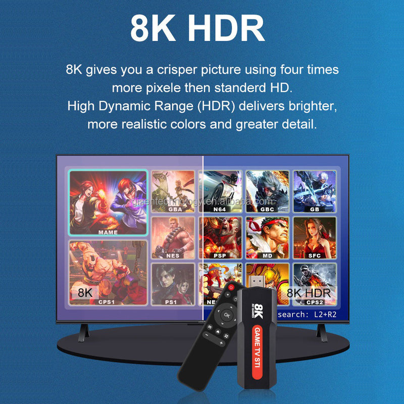 Game TV Stick: 8K HDR Streaming and Gaming Powerhouse