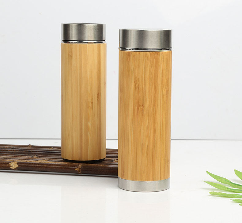 Bamboo Travel Mug with Stainless Steel Lid