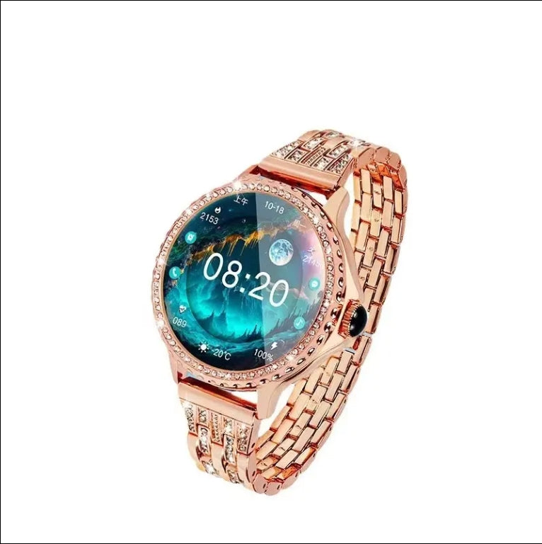 Hot Style S811 Smartwatch Double watch for Ladies Smartwatch S811Round Gold Watch for Women Ladies High Quality Smart watch