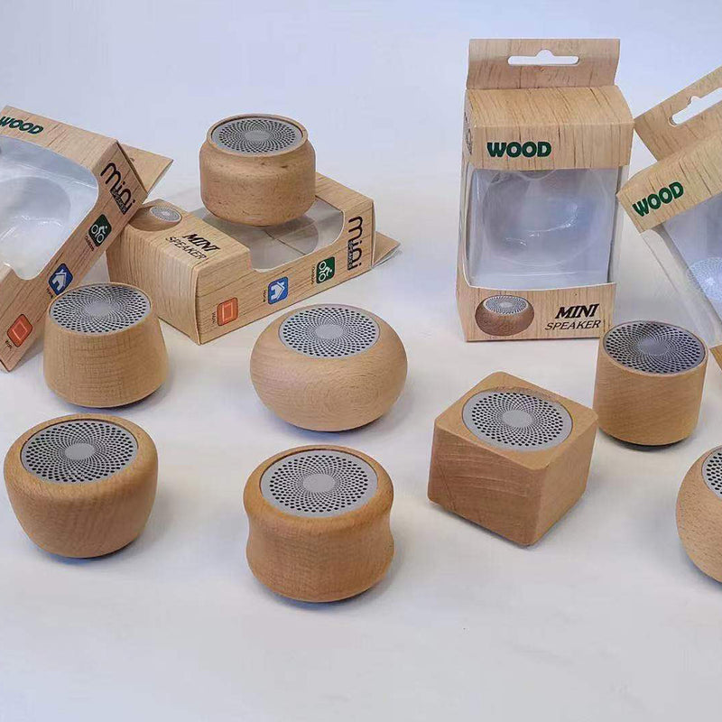 Wireless Wooden Speaker - Perfect for Home and Travel