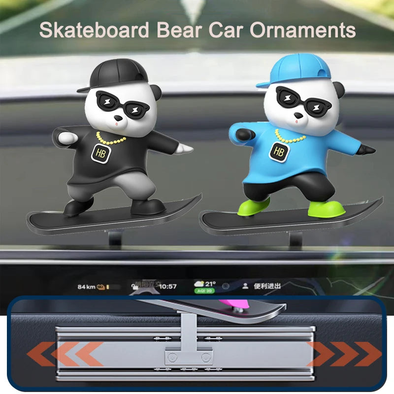 Cool Panda Car Dashboard Decoration - Add Fun to Your Ride