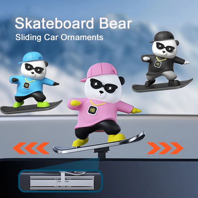 Cool Panda Car Dashboard Decoration - Add Fun to Your Ride