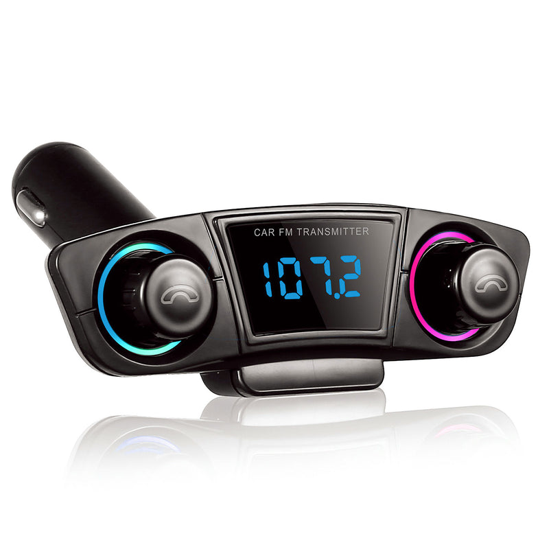 M20 - Car FM Transmitter with LED Display & Hands-Free Kit