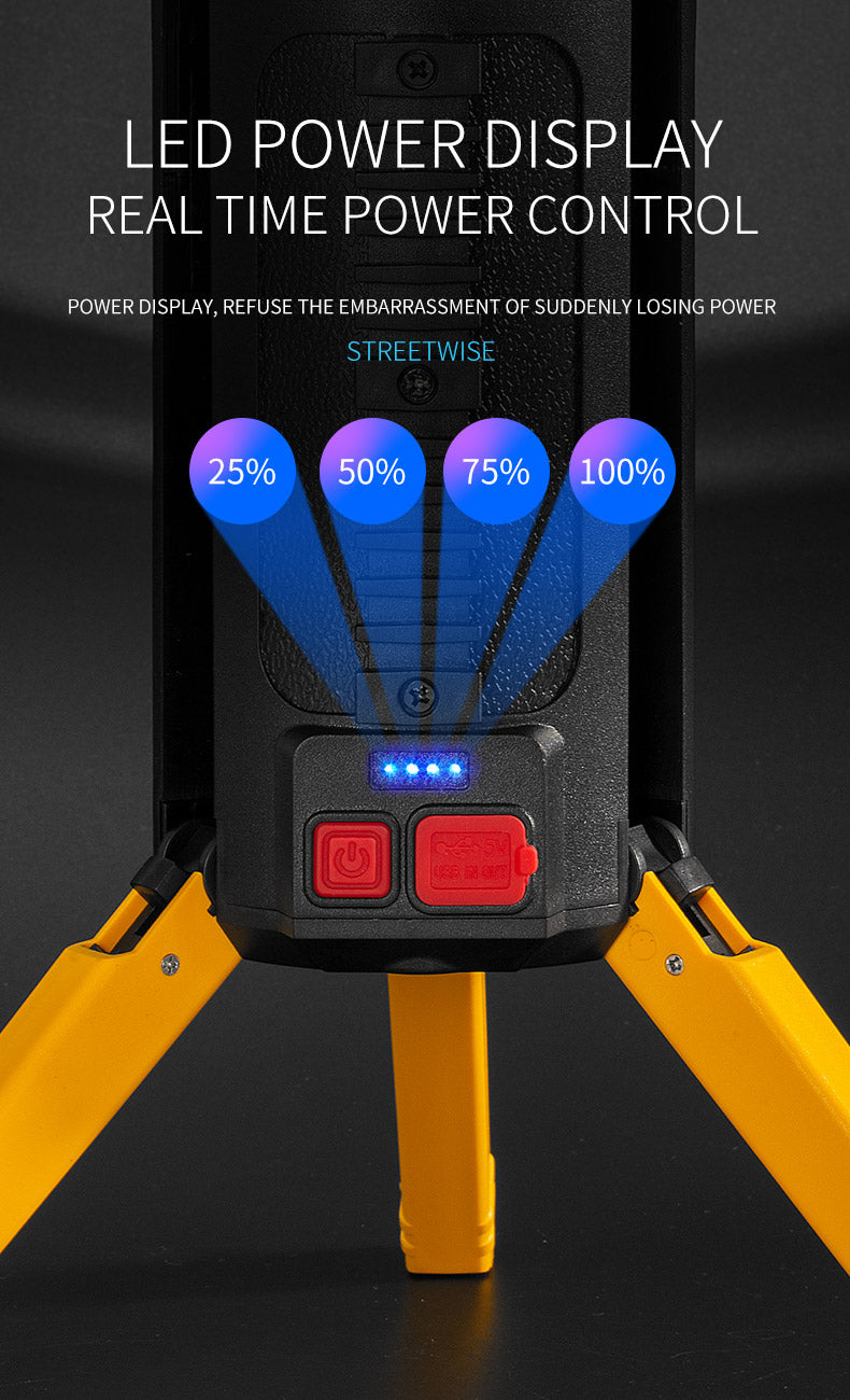 Rechargeable Multifunctional Searchlight with Powerful LED Light and USB Charging