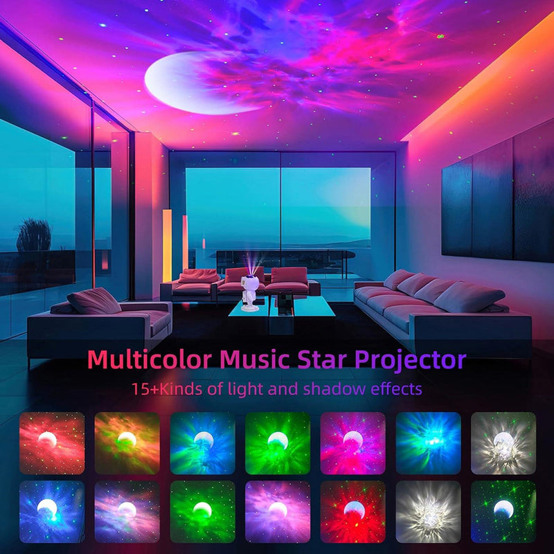 MD091  Bluetooth Astronaut projection lights Stand Galaxy