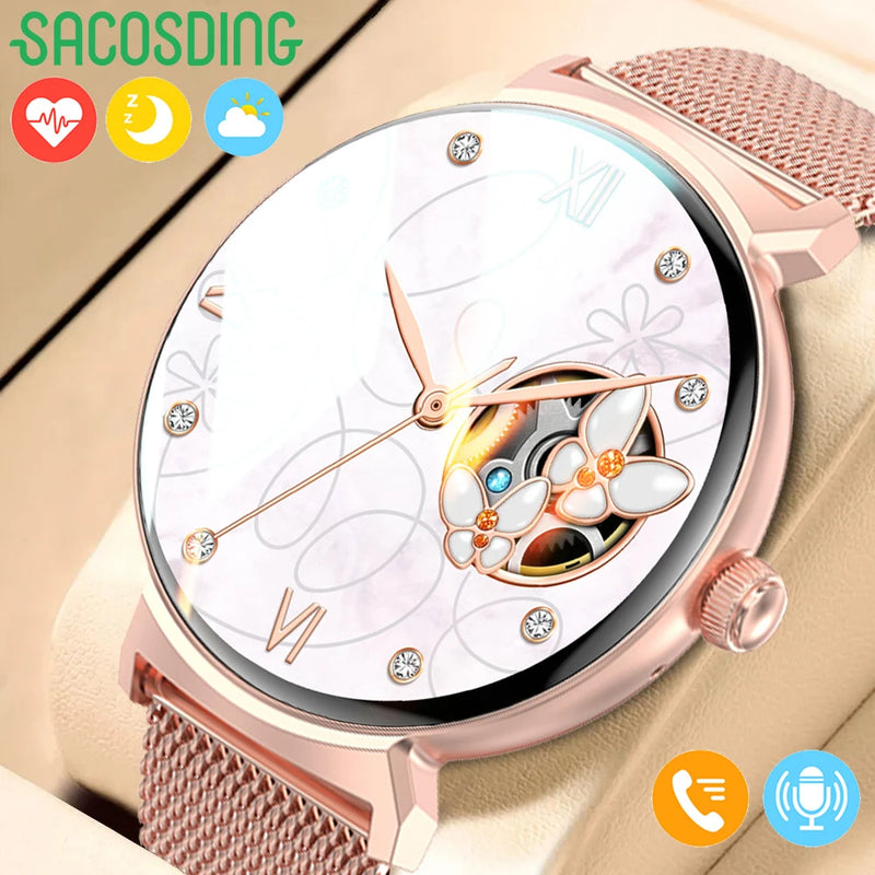 2024 new women M1 smart watch bluetooth sports watches luxury dial watch