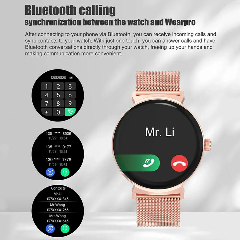 2024 new women M1 smart watch bluetooth sports watches luxury dial watch