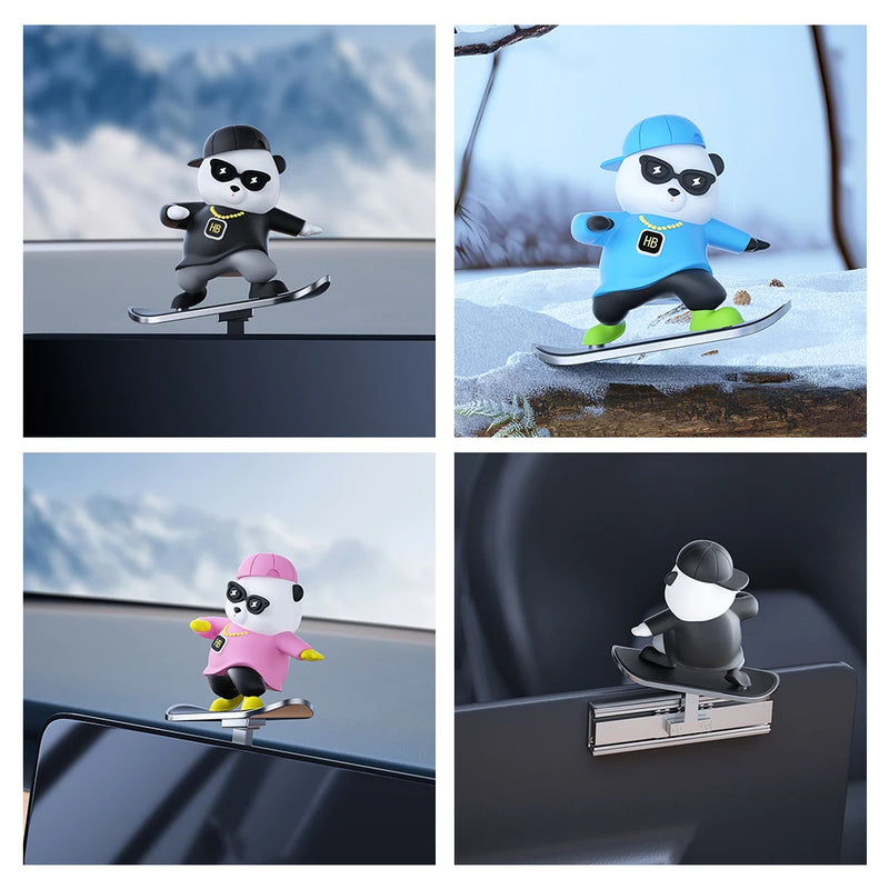 Cool Panda Car Dashboard Decoration - Add Fun to Your Ride