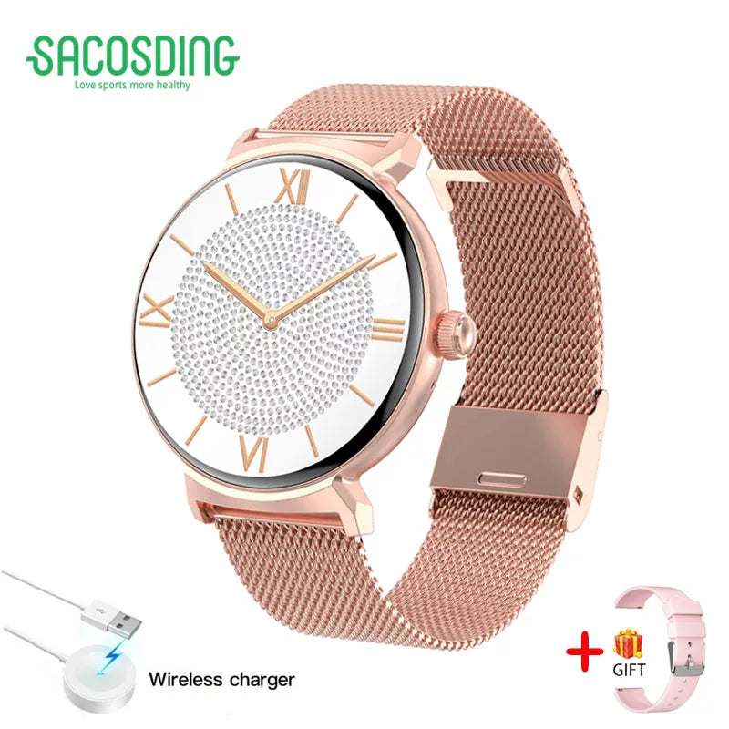 2024 new women M1 smart watch bluetooth sports watches luxury dial watch