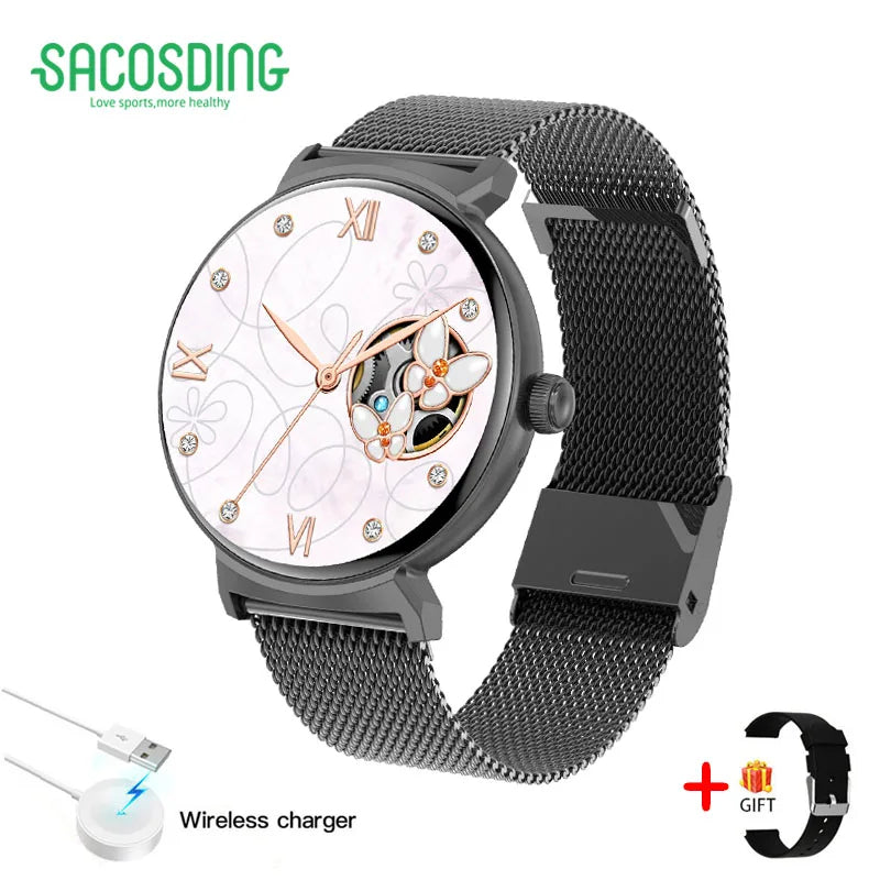 2024 new women M1 smart watch bluetooth sports watches luxury dial watch