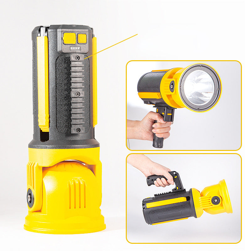 Rechargeable Multifunctional Searchlight with Powerful LED Light and USB Charging