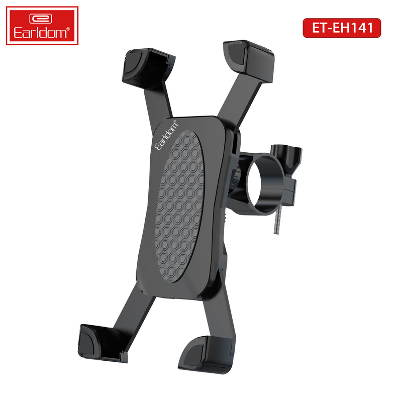 Earldom EH141 Universal Bike Smartphone Holder - 360° Rotation, Secure Grip, Easy Installation