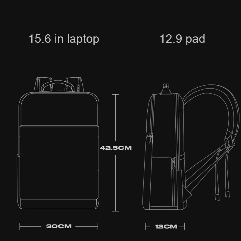 7713 backpack + YKK zippe 30*12*43cm 1.2kg