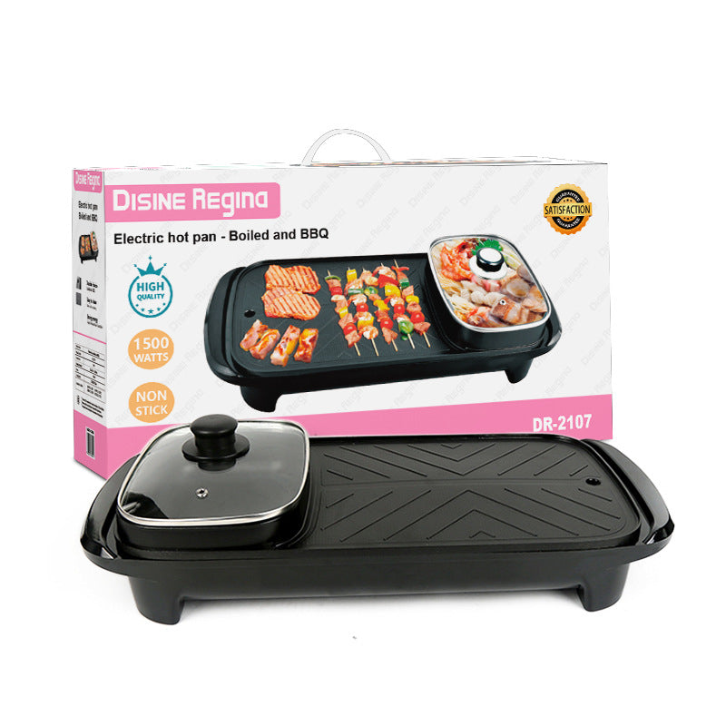 Versatile Electric Baking Pan with Convenient Oil Tank - Dessini Regina