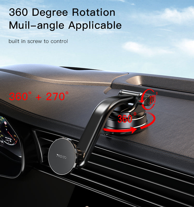 C159 Magetic Phone Holder (sets) Private Mold + 360° rotated base ABS+ Magnets 4pcs magnets universal for all mobile phone with metal sheet, air vent clip For Dashboard/Air vent Using