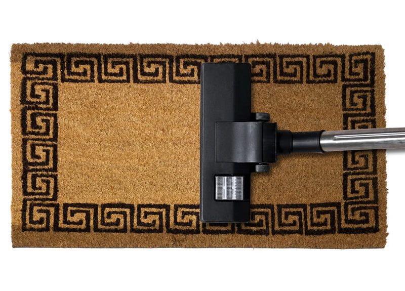 Greek Key Coir Door Mat - Durable, Weather-Resistant, Anti-Slip