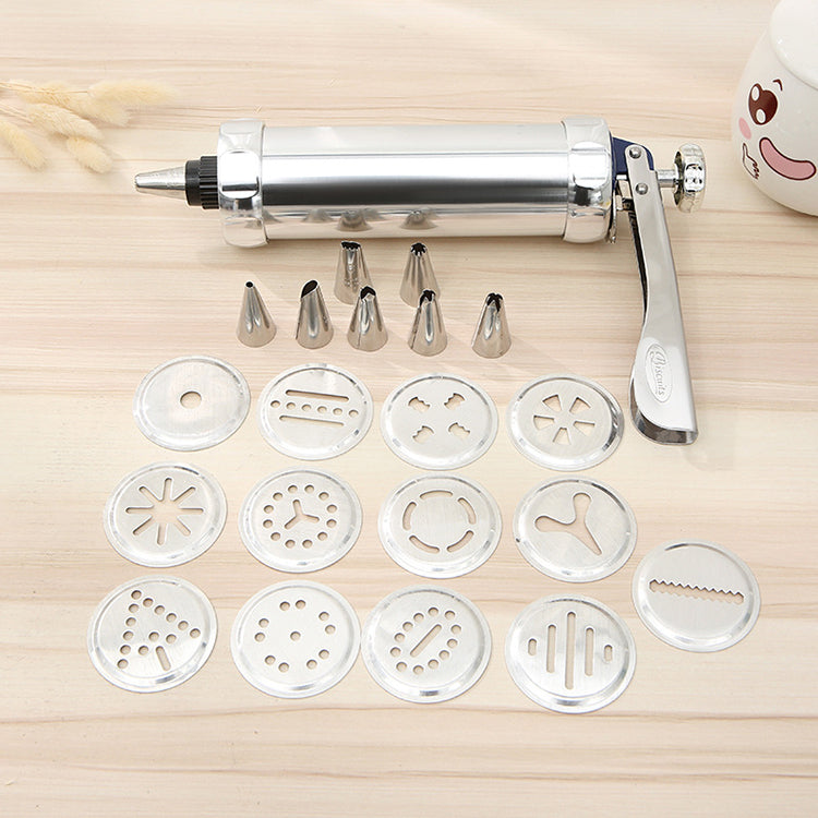 13-Piece Cookie Press Set: Create Unique and Delicious Cookies