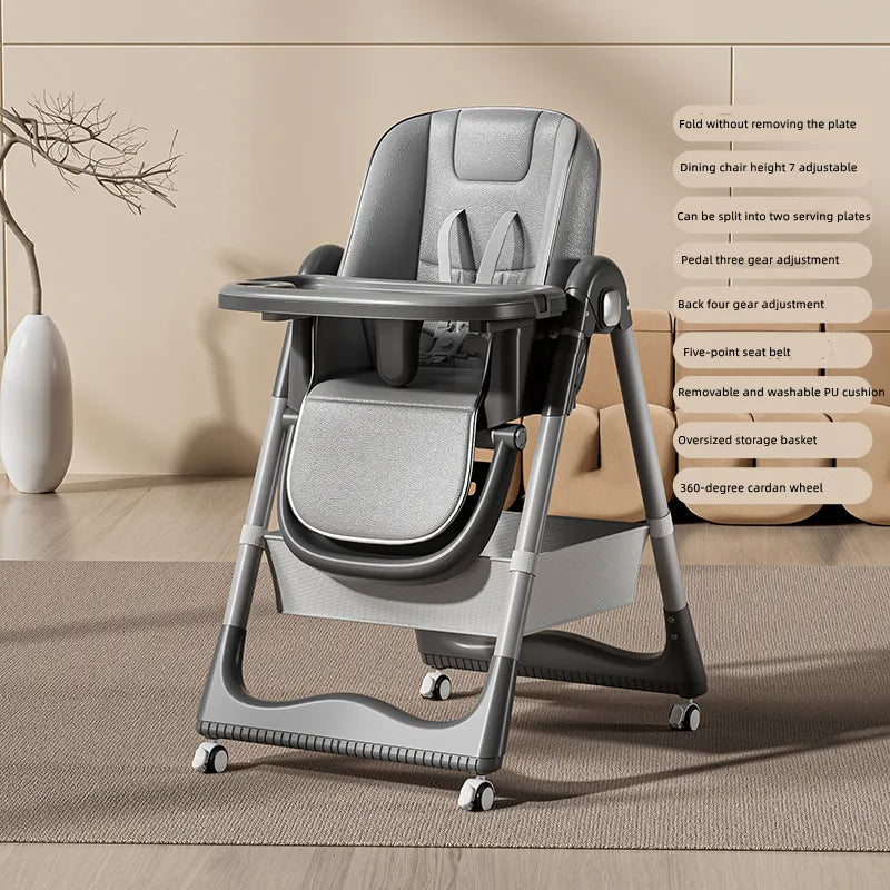 Kidilo High Chair - Modern Design Meets Comfort and Safety