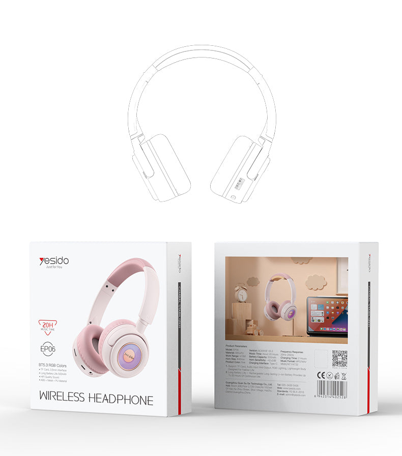 EP06 Wireless Headset for Child