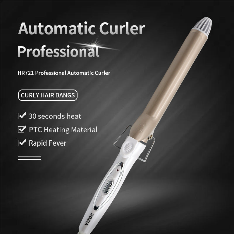 ROZIA HR721 Professional Curling Iron: Create Beautiful Curls with Ease