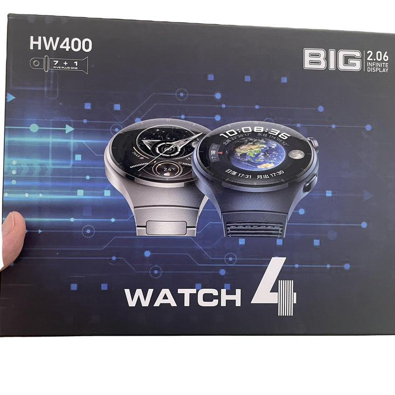 HW400 BIG Watch 4: Sleek Smartwatch with 2.06" Display