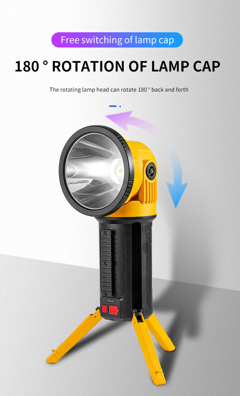 Rechargeable Multifunctional Searchlight with Powerful LED Light and USB Charging