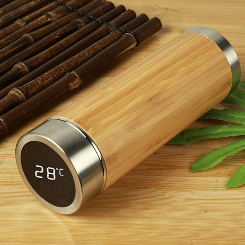 Bamboo Travel Mug with Stainless Steel Lid