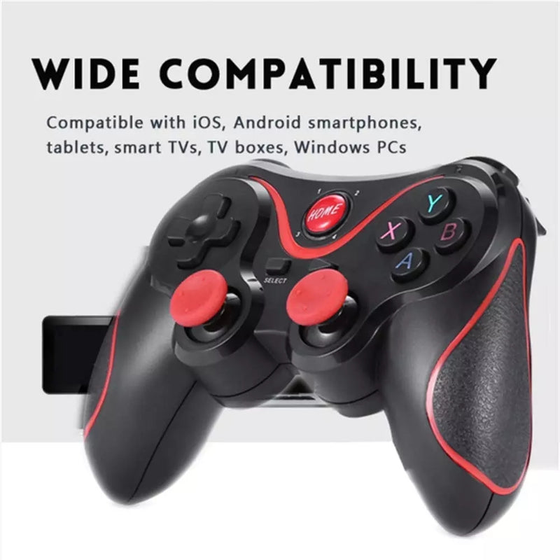 X3 Wireless Controller - Ergonomic Design, Long Battery Life, Compatible with PC, Android, PS3