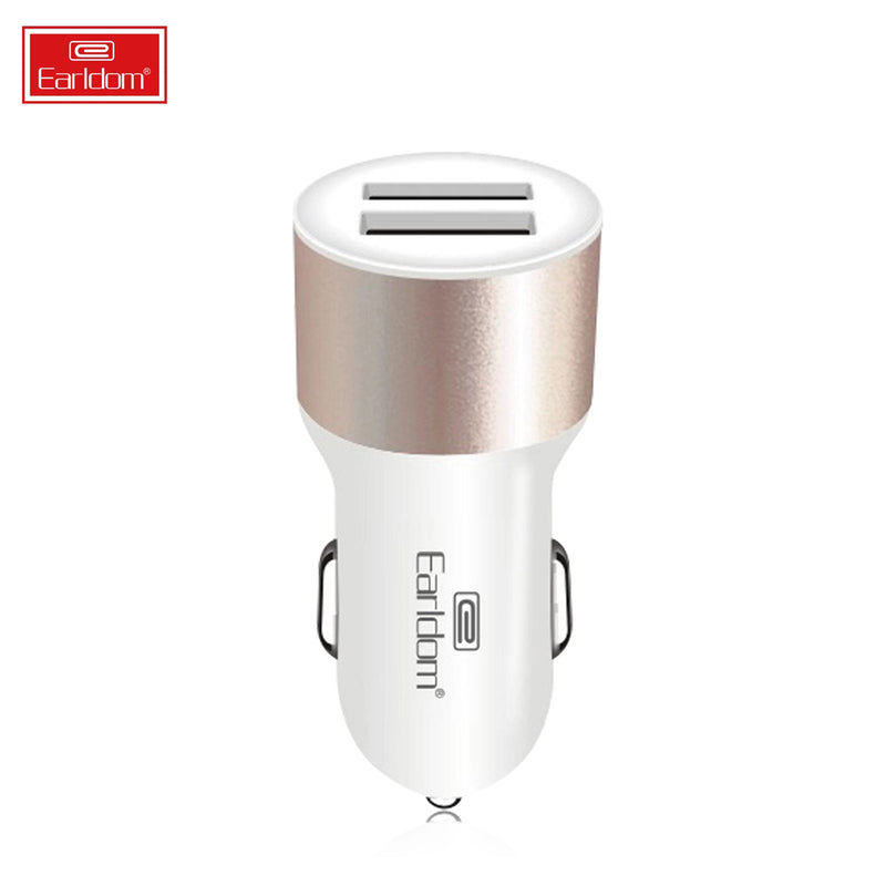 Earldom ES-123 Dual USB Car Charger - Fast Charging for Your Devices