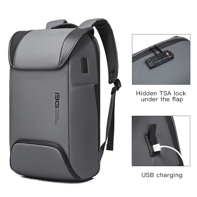 7276 backpack + USB 47*15*30cm 1.37kg Waterproof Anti Theft Laptop Backpack