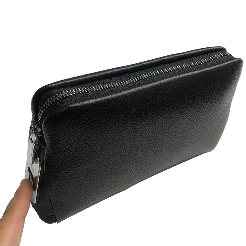 LEATHER HAND BAG FINGERPRINT LOCK