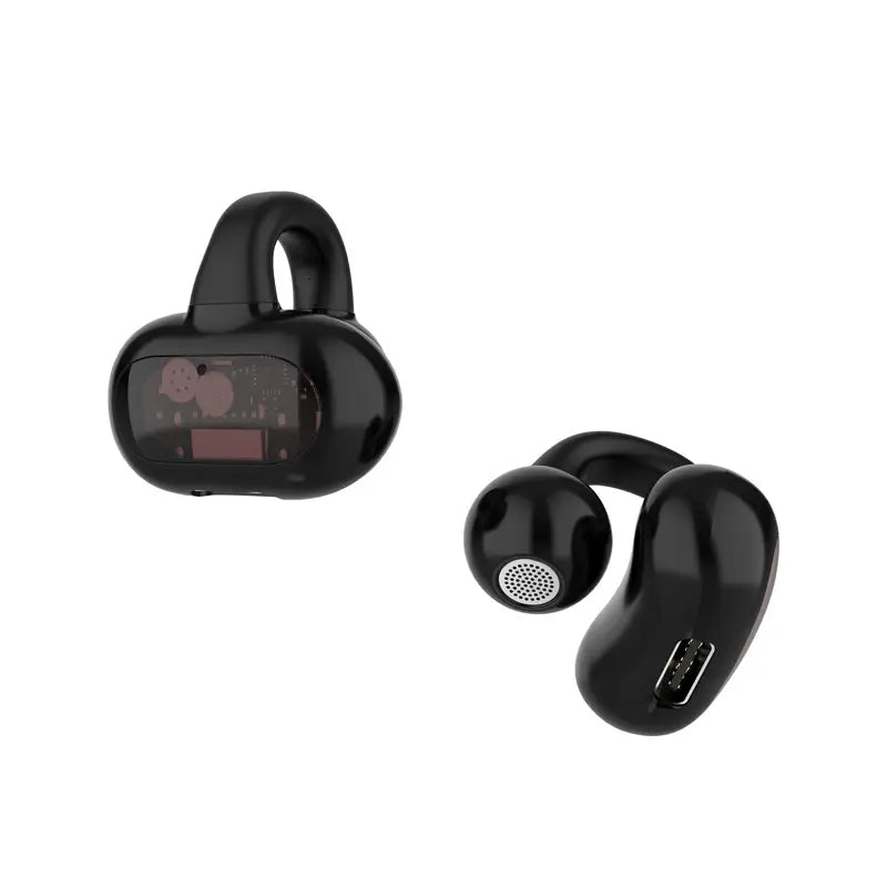 Space Module Design Earbuds: Lightweight & Transparent