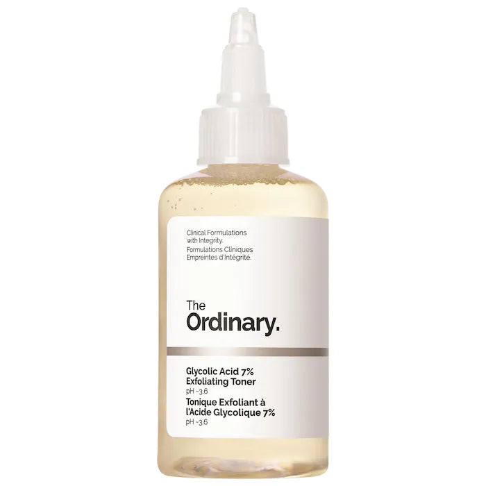 The Ordinary Glycolic Acid 7% Exfoliating Toner 240 ml - The Powder Room