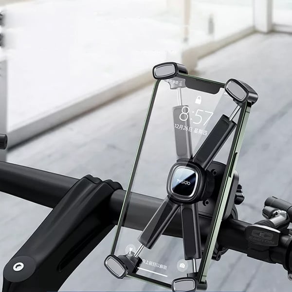 C191 Bicycle bracket Brand Name: YESIDO Material: ABS+ Aluminum alloy Application:3.5 inch to 6 inch phone devices