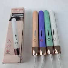 Fluffy Clip Hair Straightener - Smooth, Frizz-Free Hair in Minutes