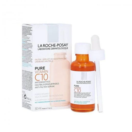 LA ROCHE-POSAY -PURE VITAMIN C10 SERUM Anti-oxidant Anti-wrinkles Renovating Serum