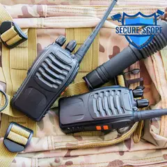 Walkie Talkie Two Way Radio PTT Headset Rubber Antenna UHF Education Game Interphone Wireless Communication