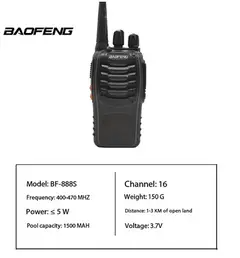 Walkie Talkie Two Way Radio PTT Headset Rubber Antenna UHF Education Game Interphone Wireless Communication