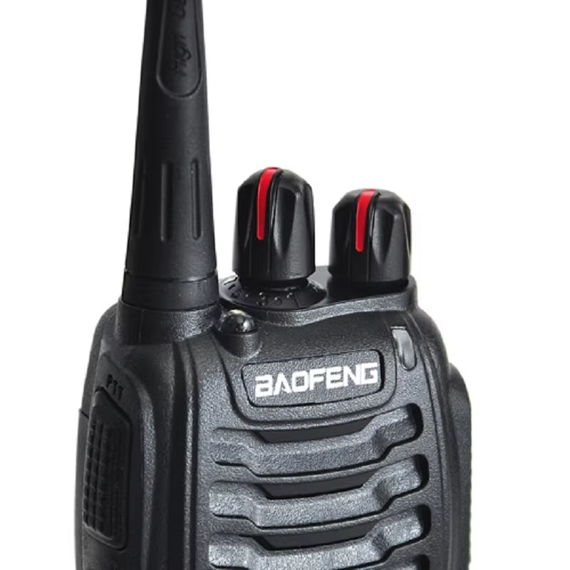 Walkie Talkie Two Way Radio PTT Headset Rubber Antenna UHF Education Game Interphone Wireless Communication