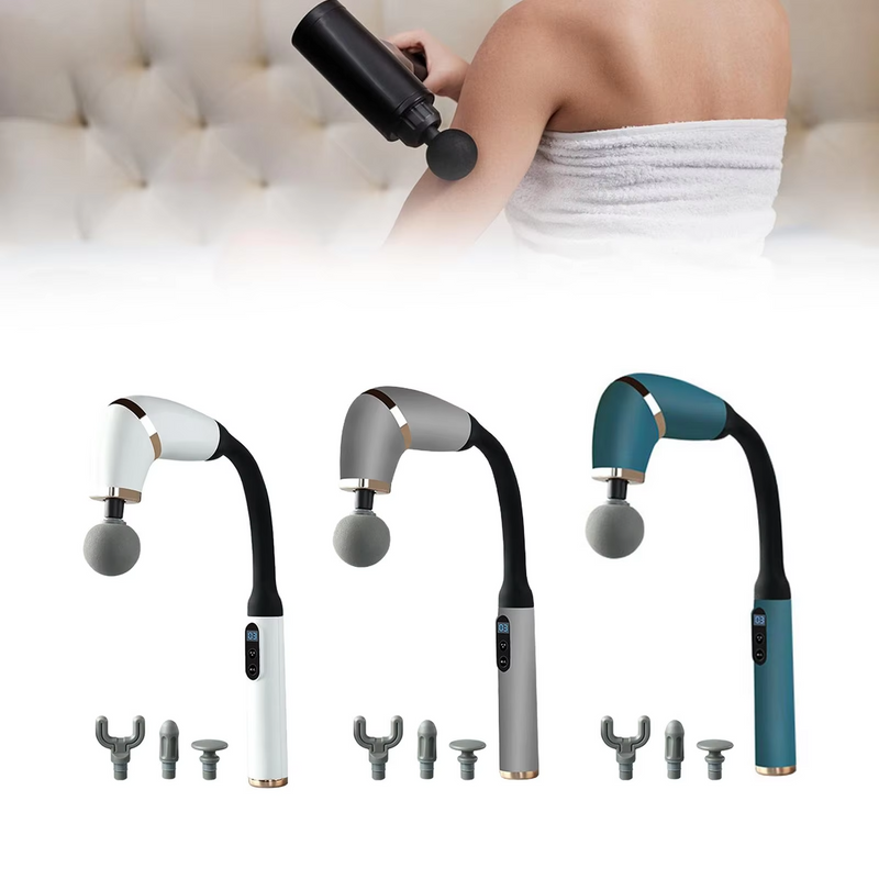 Electric Massager Gun Health Care Deep Vibration Tissue Percussion Muscle Massager Pain Relief Saude Relax Body Massage