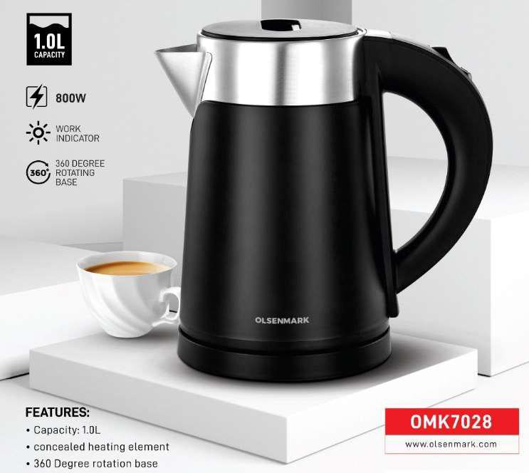 1L S/S Electric Kettle 1X24