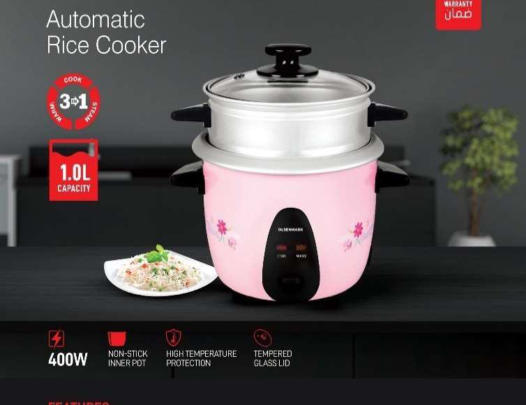 3In1 Rice Cooker/Cook/Warm/Steam/1.0L1X6