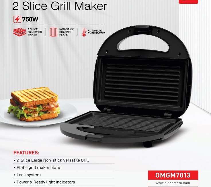 2 Slice Grill Maker 1X8