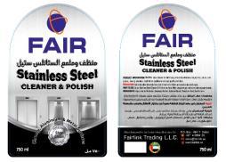 FAIR Stainless Steel Cleaner & Polish - Restore Your Stainless Steel to a Brilliant Shine