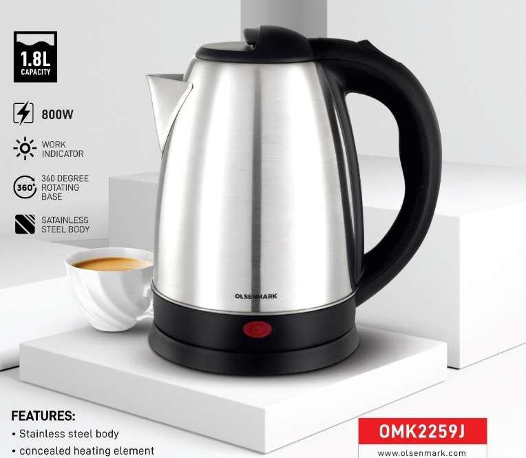 S/S Electric Kettle/1.8L 1x12