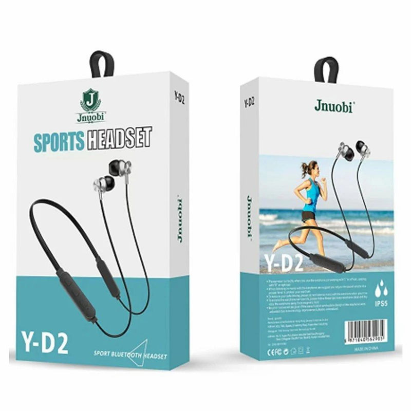 JNUOBI Y-D2 Sports Bluetooth Headset - Wireless Earphones with Neckband Design