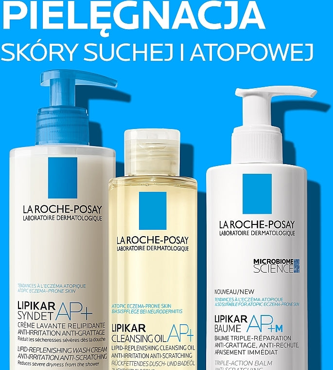 La Roche-Posay Lipikar Baume AP+M: Dermatologist-Recommended Triple Action Soothing Balm for Dry Skin - 400ml